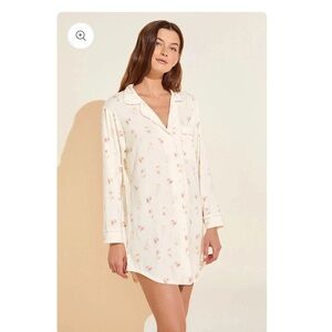 Gisele printed sleep shirt EBERJEY